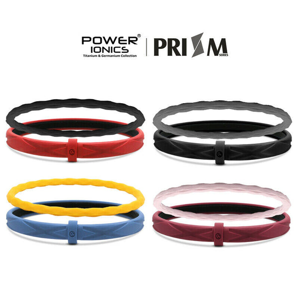 Power Ionics Prism Double Row Unisex Bracelet
