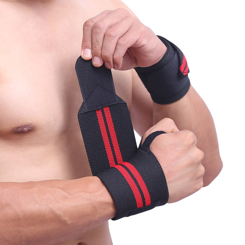 2pcs Wristband Wrist Support Weight Lifting Gym Training Wristband
