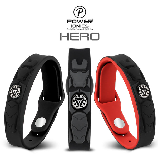 Power Ionics NEW HERO IRONMAN 3000ions/cc Wristband